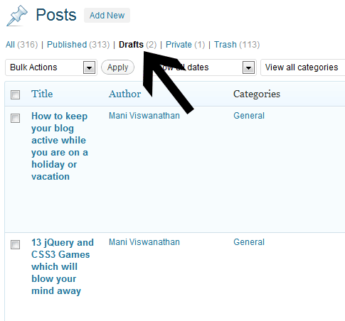 Scheduling Posts in WordPress Scheduling Posts in WordPress